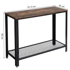 Red Living Console Morristown I - Marron / Noir -Meubles de salle à manger Soldes Magasin 1000225791 200914 06113300008 SKETCH DETAILS P000000001000225791 sketch