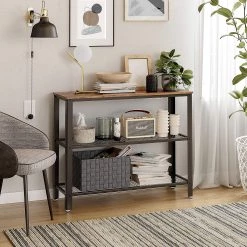 Red Living Console Morristown II - Marron / Noir 9 Red Living Console Morristown II - Marron / Noir -Meubles de salle à manger Soldes Magasin 1000225823 200914 06130700113 MOOD DETAILS P000000001000225823 mood