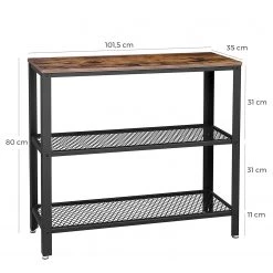 Red Living Console Morristown II - Marron / Noir 13 Red Living Console Morristown II - Marron / Noir -Meubles de salle à manger Soldes Magasin 1000225823 200914 06131200118 SKETCH DETAILS P000000001000225823 sketch