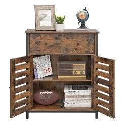 Red Living Commode Condover III - Marron / Noir -Meubles de salle à manger Soldes Magasin 1000225838 200914 06141500204 DETAILS P000000001000225838