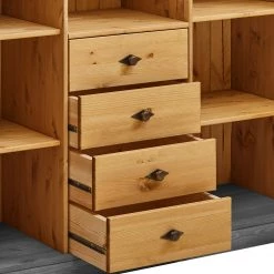 Maison Belfort Buffet haut Bergen - Pin massif - Pin coloris lessivé / Pin gris -Meubles de salle à manger Soldes Magasin 1000225936 211122 08330703648 DETAILS P000000001000225936