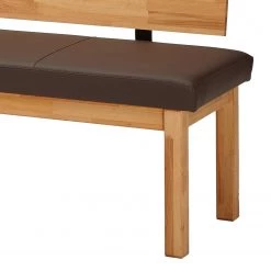 Schösswender Banc d’angle Roberto I - Imitation cuir / Duramen de hêtre massif - Marron foncé / Duramen de hêtre -Meubles de salle à manger Soldes Magasin 1000225966 200923 06250900087 DETAILS P000000001000225966