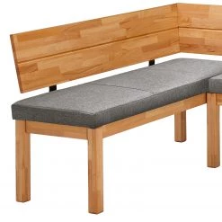 Schösswender Banc d’angle Roberto II - Microfibre / Duramen de hêtre massif - Gris / Duramen de hêtre -Meubles de salle à manger Soldes Magasin 1000225968 200923 06252400100 DETAILS P000000001000225968
