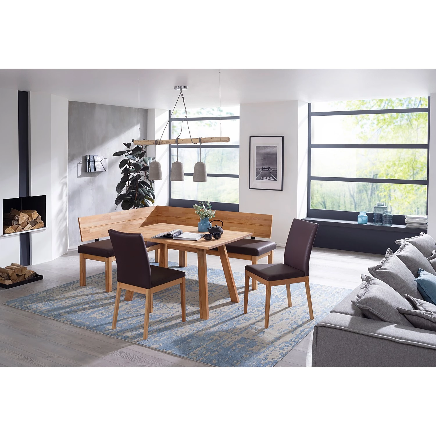 Schösswender Salle à manger Roberto I (4 éléments) - Sans coussin d’assise 2 Schösswender Salle à manger Roberto I (4 éléments) - Sans coussin d’assise – Image 2