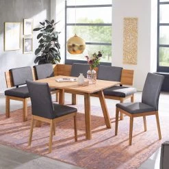 Schösswender Salle à manger Roberto II (4 éléments) - Avec coussin d’assise