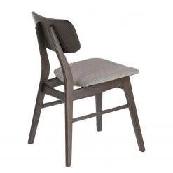 Norrwood Chaises Varkaus III (lot de 2) - Tissu / Placage en frêne et hévéa massif - gris clair / Frêne foncé -Meubles de salle à manger Soldes Magasin 1000225994 200917 06372500118 DETAILS P000000001000225994
