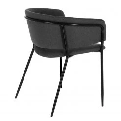 Jack & Alice Chaises à accoudoirs Vilhena IV (2 él.) - Gris foncé -Meubles de salle à manger Soldes Magasin 1000226003 200917 06381500199 DETAILS P000000001000226003