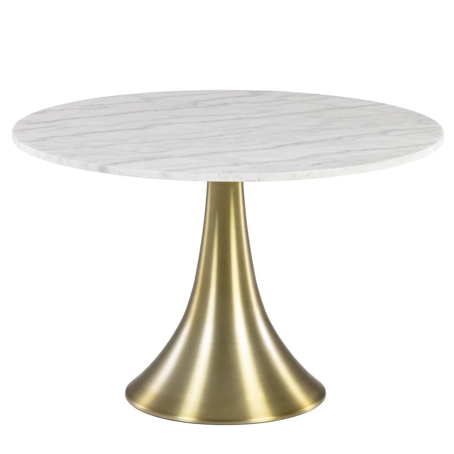 Jack & Alice Table Saint Ive - Marbre / Acier et aluminium - Marbre blanc / Doré 1 Jack & Alice Table Saint Ive - Marbre / Acier et aluminium - Marbre blanc / Doré