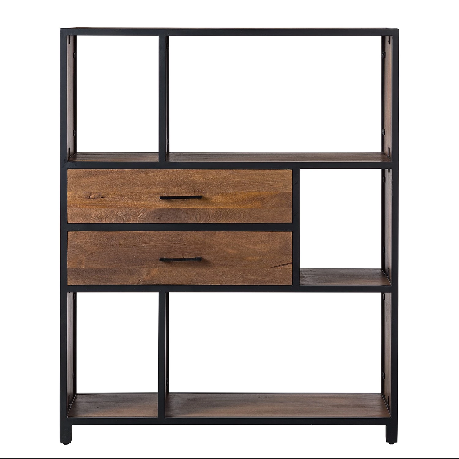 Ars manufacti Étagère Moboki - Manguier massif / Métal - Manguier foncé / Noir 8 Ars manufacti Étagère Moboki - Manguier massif / Métal - Manguier foncé / Noir – Image 8