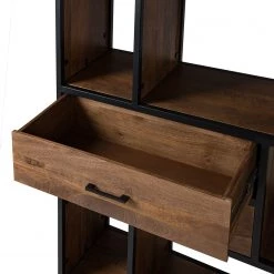 Ars manufacti Étagère Moboki - Manguier massif / Métal - Manguier foncé / Noir 32 Ars manufacti Étagère Moboki - Manguier massif / Métal - Manguier foncé / Noir -Meubles de salle à manger Soldes Magasin 1000226166 210430 12502000007 DETAILS P000000001000226166