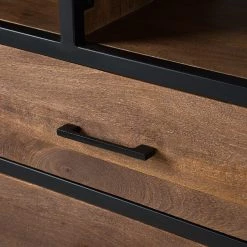 Ars manufacti Étagère Moboki - Manguier massif / Métal - Manguier foncé / Noir 33 Ars manufacti Étagère Moboki - Manguier massif / Métal - Manguier foncé / Noir -Meubles de salle à manger Soldes Magasin 1000226166 210430 12502300008 DETAILS P000000001000226166