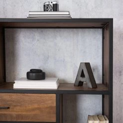 Ars manufacti Étagère Moboki - Manguier massif / Métal - Manguier foncé / Noir 30 Ars manufacti Étagère Moboki - Manguier massif / Métal - Manguier foncé / Noir -Meubles de salle à manger Soldes Magasin 1000226166 211112 135144000032 DETAILS P000000001000226166