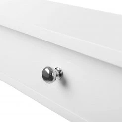 Norrwood Étagère à tiroirs murale Neyland - Blanc / Argenté -Meubles de salle à manger Soldes Magasin 1000226188 200922 17383200055 DETAILS P000000001000226188