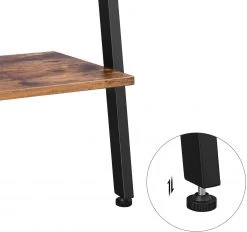 Red Living Étagère échelle Crosshill II - Marron / Noir -Meubles de salle à manger Soldes Magasin 1000226190 200922 17383700068 DETAILS P000000001000226190