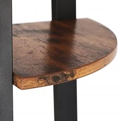 Red Living Étagère d’angle Long Pine I - Marron / Noir - Hauteur : 159 cm -Meubles de salle à manger Soldes Magasin 1000226205 200922 17385900121 DETAILS P000000001000226205