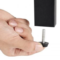 Red Living Étagère d’angle Long Pine I - Marron / Noir - Hauteur : 159 cm -Meubles de salle à manger Soldes Magasin 1000226205 200922 17390000123 DETAILS P000000001000226205