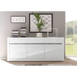 Loftscape Buffet Cape Ann I - Blanc brillant / Blanc mat -Meubles de salle à manger Soldes Magasin 1000226252 200923 15531600053 MOOD DETAILS P000000001000226252 mood