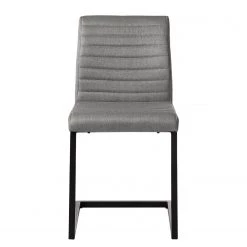 Ars manufacti Chaises Finga III (lot de 2) - Tissage à plat / Fer - Gris / Noir -Meubles de salle à manger Soldes Magasin 1000226368 210608 14152400002 DETAILS P000000001000226368