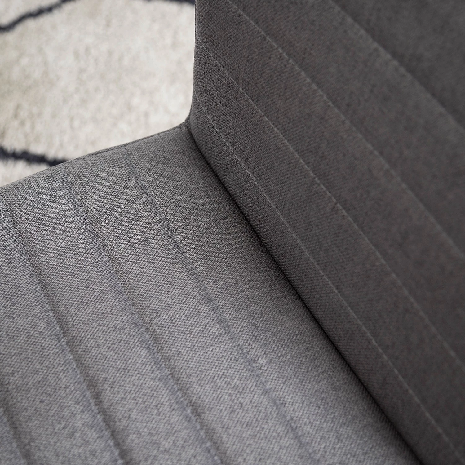 Ars manufacti Fauteuil Finga III - Tissage à plat / Fer - Gris / Noir 13 Ars manufacti Fauteuil Finga III - Tissage à plat / Fer - Gris / Noir – Image 13