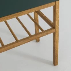 Tenzo Buffet haut Scoop - Partiellement en chêne massif - Vert foncé -Meubles de salle à manger Soldes Magasin 1000226376 201006 12073600078 DETAILS P000000001000226376