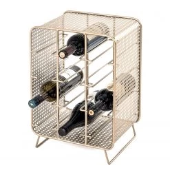 Red Living Porte-bouteille Massillon - Métal - Doré -Meubles de salle à manger Soldes Magasin 1000227241 201006 13141800051 DETAILS P000000001000227241