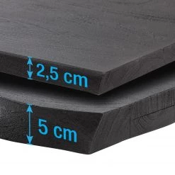 Ars Natura Table Kapra - Acacia Gris - 160 x 90 cm - Métal vintage - Forme en U - Épaisseur plateau : 2.5 cm -Meubles de salle à manger Soldes Magasin 1000227914 210120 13572100044 DETAILS P000000001000227914