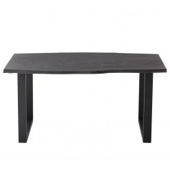 Ars Natura Table Kapra - Acacia Gris - 180 x 90 cm - Noir - Forme en U - Épaisseur plateau : 2.5 cm -Meubles de salle à manger Soldes Magasin 1000227930 210118 06250900047 DETAILS P000000001000227930