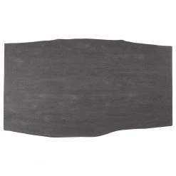 Ars Natura Table Kapra - Acacia Gris - 180 x 90 cm - Noir - Forme en U - Épaisseur plateau : 2.5 cm -Meubles de salle à manger Soldes Magasin 1000227930 210118 06251300049 DETAILS P000000001000227930