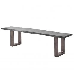 Ars Natura Banc Kapra - Acacia Gris - Largeur : 140 cm - Métal vintage - Forme en U