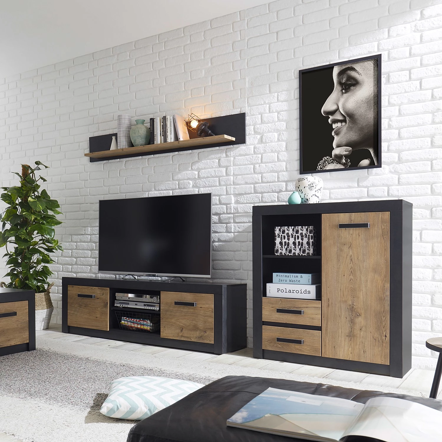 Red Living Commode Bozel 2 Red Living Commode Bozel – Image 2