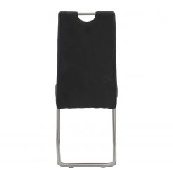 Loftscape Chaise cantilever Wisches - Microfibre / Acier inoxydable - Anthracite - Lot de 2 -Meubles de salle à manger Soldes Magasin 1000228907 201104 15385500006 DETAILS P000000001000228907