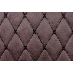 Loftscape Chaises capitonnées McLean (lot de 2) - Microfibre / Acier - Marron foncé vintage -Meubles de salle à manger Soldes Magasin 1000228921 201104 15385600061 DETAILS P000000001000228921