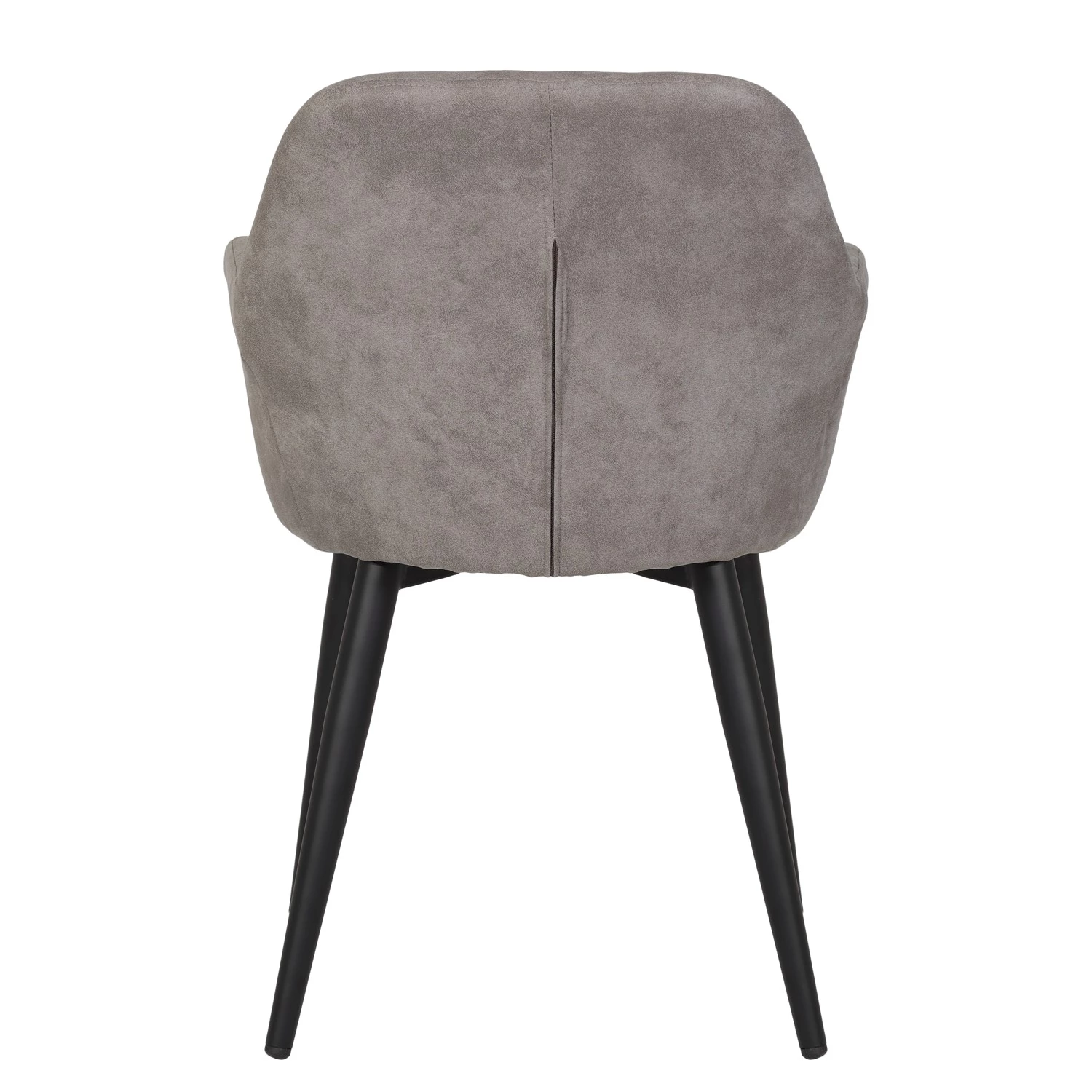 Loftscape Chaises à accoudoirs Trappe (lot de 2) - Microfibre / Acier - Gris fumé 5 Loftscape Chaises à accoudoirs Trappe (lot de 2) - Microfibre / Acier - Gris fumé – Image 5