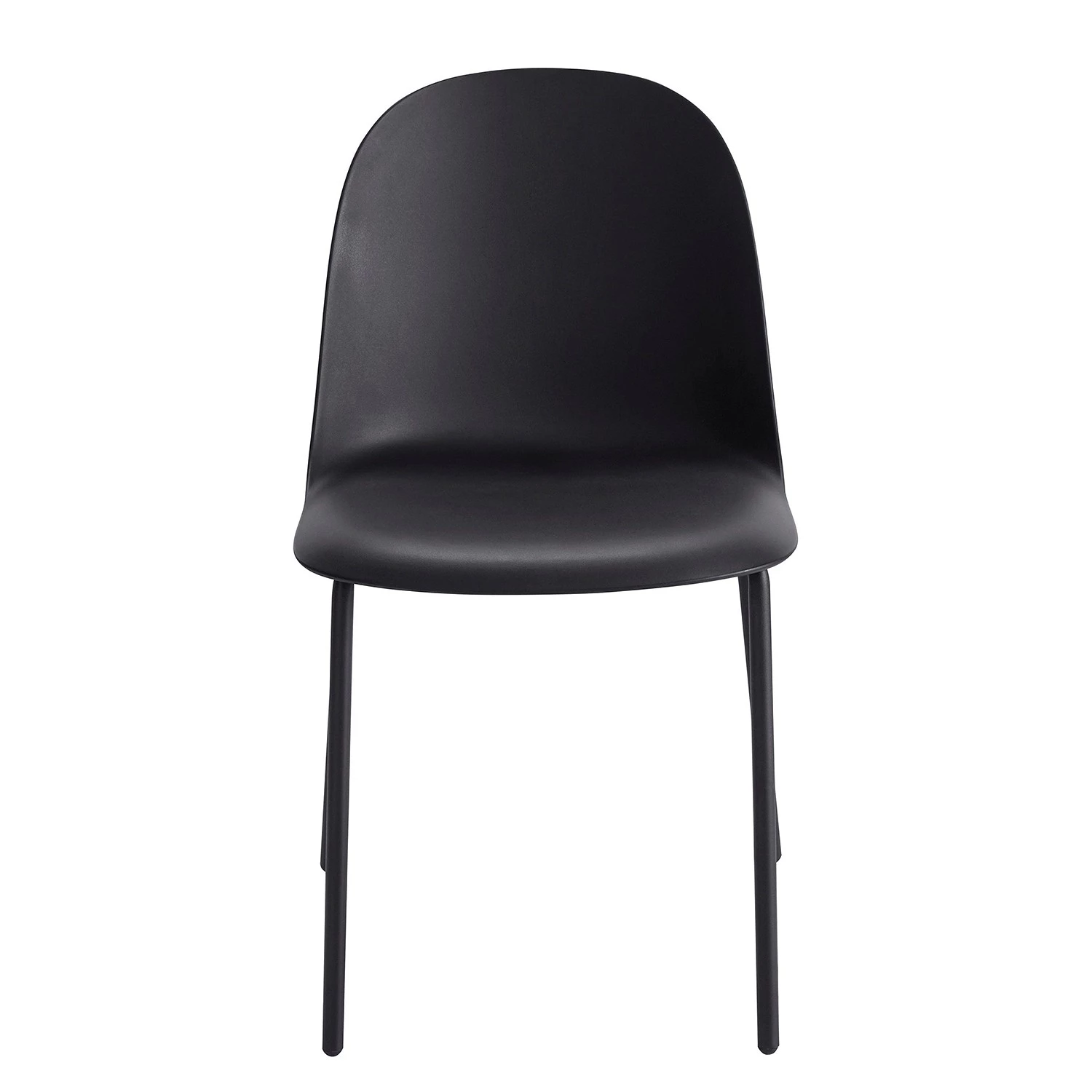 Loftscape Chaises Borny I (lot de 2) - Matière plastique - Fer - Noir 2 Loftscape Chaises Borny I (lot de 2) - Matière plastique - Fer - Noir – Image 2