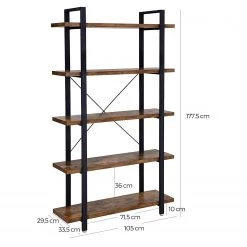 Red Living Étagère Leesville II -Meubles de salle à manger Soldes Magasin 1000229723 201104 13594300125 SKETCH DETAILS P000000001000229723 sketch