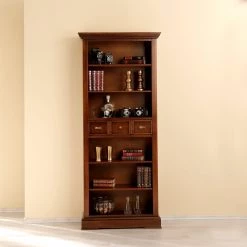 Ridgevalley Étagère Brieux II - Placage en bois véritable - Tulipier ancien -Meubles de salle à manger Soldes Magasin 1000230623 201113 12540300088 MOOD DETAILS P000000001000230623 mood