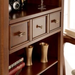 Ridgevalley Étagère Brieux II - Placage en bois véritable - Tulipier ancien -Meubles de salle à manger Soldes Magasin 1000230623 201113 12540600090 DETAILS P000000001000230623