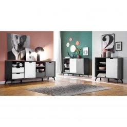 Loftscape Commode Nevez I - Blanc / Gris -Meubles de salle à manger Soldes Magasin 1000230757 201113 13090500057 MOOD DETAILS P000000001000230757 mood