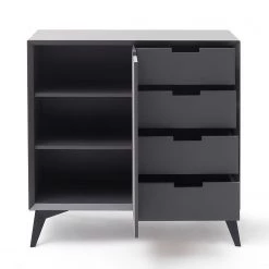 Loftscape Commode Nevez I - Blanc / Gris -Meubles de salle à manger Soldes Magasin 1000230757 201113 13090900059 DETAILS P000000001000230757