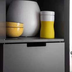 Loftscape Commode Nevez II - Blanc / Gris -Meubles de salle à manger Soldes Magasin 1000230758 201113 13093700074 DETAILS P000000001000230758