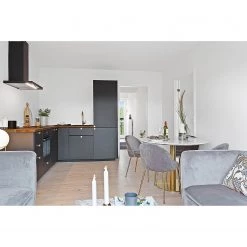 Red Living Table Monieux - Imitation marbre blanc / Laiton - Diamètre : 110 cm -Meubles de salle à manger Soldes Magasin 1000231054 201125 16493500337 MOOD DETAILS P000000001000231054 mood