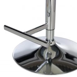 Loftscape Chaises de bar Yoncalla (lot de 2) - Imitation cuir / Métal - Noir et blanc - Chrome 16 Loftscape Chaises de bar Yoncalla (lot de 2) - Imitation cuir / Métal - Noir et blanc - Chrome -Meubles de salle à manger Soldes Magasin 1000231303 220411 035 DETAILS P000000001000231303