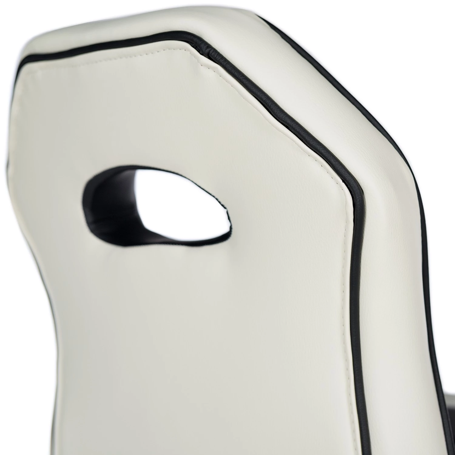 Loftscape Chaises de bar Yoncalla (lot de 2) - Imitation cuir / Métal - Noir et blanc - Chrome 9 Loftscape Chaises de bar Yoncalla (lot de 2) - Imitation cuir / Métal - Noir et blanc - Chrome – Image 9