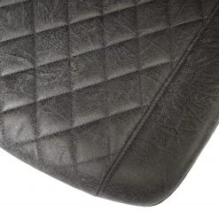 Red Living Chaises de bar Wismes (lot de 2) - Microfibre / Fer - Gris vintage -Meubles de salle à manger Soldes Magasin 1000231306 220405 031 DETAILS P000000001000231306