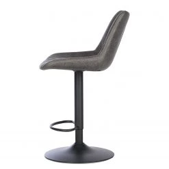 Red Living Chaises de bar Wismes (lot de 2) - Microfibre / Fer - Gris vintage -Meubles de salle à manger Soldes Magasin 1000231306 220412 031 DETAILS P000000001000231306