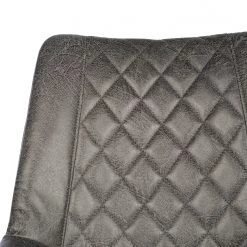 Red Living Chaises de bar Wismes (lot de 2) - Microfibre / Fer - Gris vintage -Meubles de salle à manger Soldes Magasin 1000231306 220412 034 DETAILS P000000001000231306