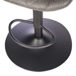 Red Living Chaises de bar Wismes (lot de 2) - Microfibre / Fer - Gris vintage -Meubles de salle à manger Soldes Magasin 1000231306 220412 036 DETAILS P000000001000231306