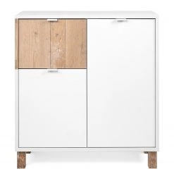 Loftscape Commode Mayac I - Blanc / Imitation bois recyclé -Meubles de salle à manger Soldes Magasin 1000231341 201208 11122000006 DETAILS P000000001000231341