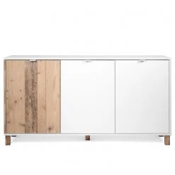 Loftscape Buffet Mayac I - Blanc / Imitation bois recyclé -Meubles de salle à manger Soldes Magasin 1000231352 201208 11133800043 DETAILS P000000001000231352