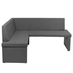 Loftscape Banc d’angle Daux - Imitation cuir - Anthracite - Angle à droite (vu de face) -Meubles de salle à manger Soldes Magasin 1000232829 201204 14064700195 DETAILS P000000001000232829